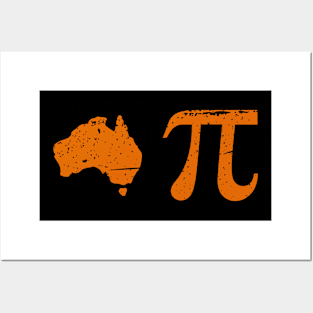 Pi Day Shirt - Australian Pi Algebra Math Symbol π Posters and Art